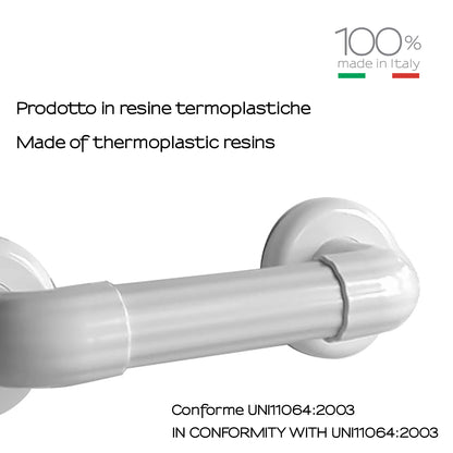 Maniglione 20 cm di Gedy serie Friend - Bianco by CeramicStore | Lo specialista del tuo bagno