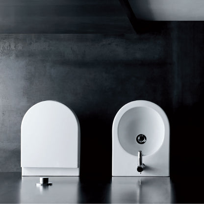Sanitari sospesi Ceramica Azzurra serie Nuvola con sedile soft-close 46x35x24