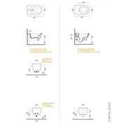 Sanitari Sospesi Ceramica Catalano Zero 55 Smalto Cataglaze Design Moderno
