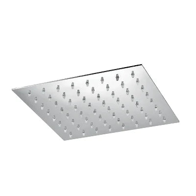 Soffione quadro extra piatto l. 250 x 250 mm
