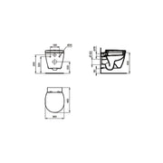 Sanitari Sospesi Ideal Standard Modello Connect Space