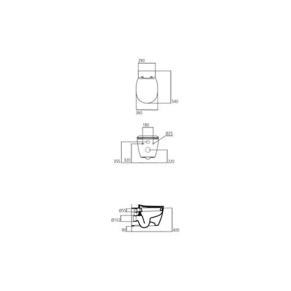 Sanitari Sospesi Ideal Standard Modello Connect
