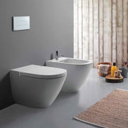 Sanitari Filo parete Ceramica Globo Stockholm MULTI WC + BIDET + SEDILE SOFT CLOSE