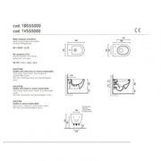 Sanitari Sospesi senza brida Ceramica Catalano Sfera 50 wc NewFlush