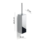Scopino con ciuffo in setole Gedy serie Bridge - Cromato by CeramicStore | Lo specialista del tuo bagno