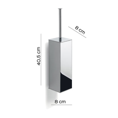 Scopino con ciuffo in setole Gedy serie Bridge - Cromato by CeramicStore | Lo specialista del tuo bagno