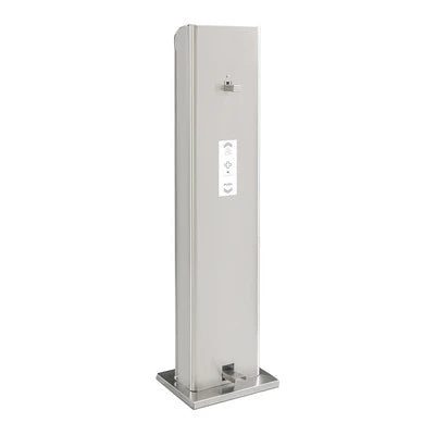 Dispenser sanitario igienizzatore a pedale hxlxp cm 110x25x11