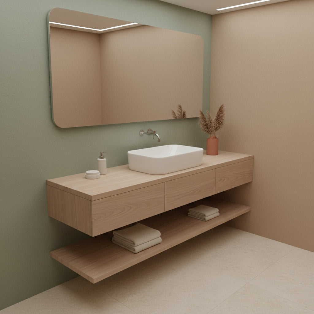 Lavabo da Appoggio Domus Falerii F50 57X39 by CeramicStore | Lo specialista del tuo bagno