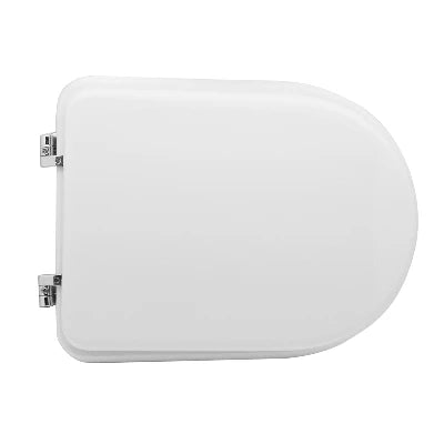 Sedile wc per azzurra vaso elios forma 7 bianco cerniere a passanti