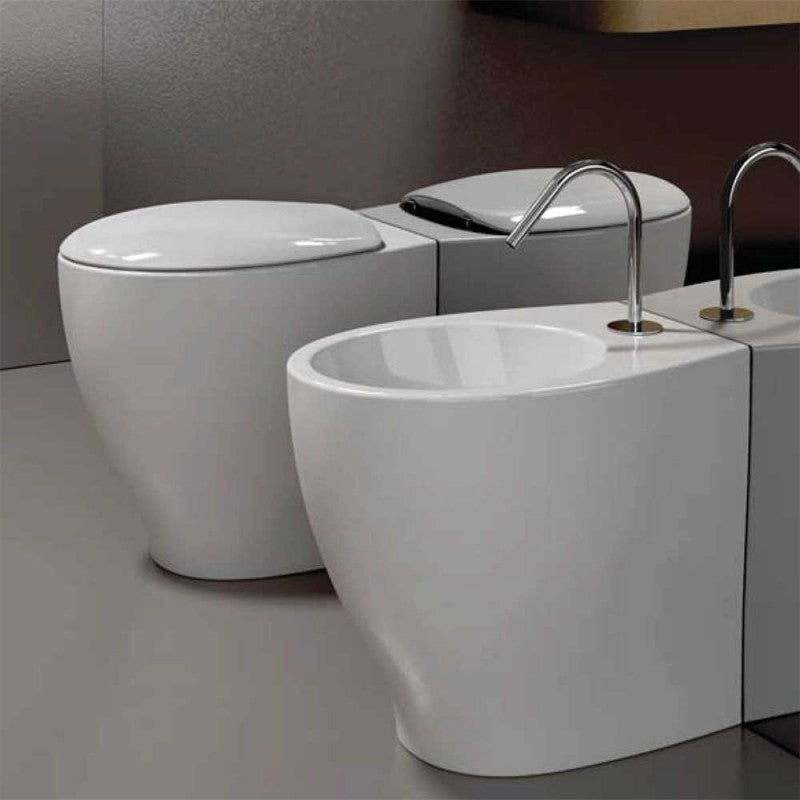 Sanitari Filo Muro Moderni Ceramica Domus Falerii Mascalzone sedile Chiusura tradizionale