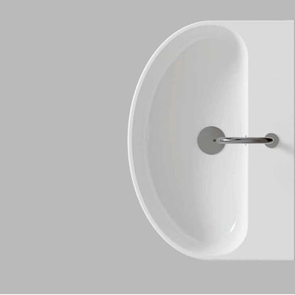Lavabo sospeso completo di portasciugamani Domus Falerii Mascalzone 64,5x45 cm by CeramicStore | Lo specialista del tuo bagno