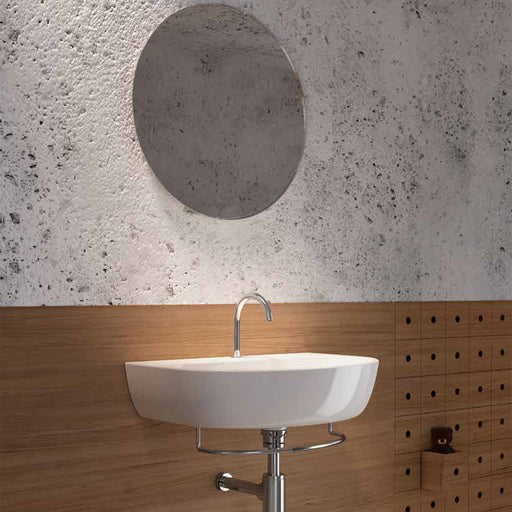 Lavabo sospeso completo di portasciugamani Domus Falerii Mascalzone 64,5x45 cm by CeramicStore | Lo specialista del tuo bagno