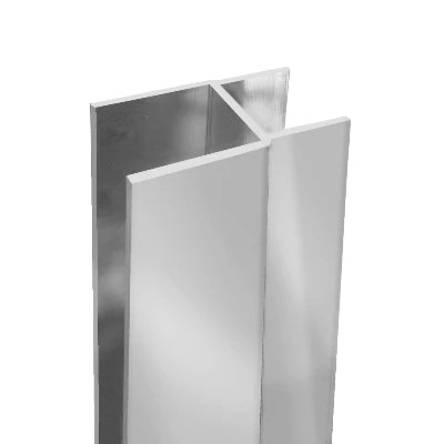 Profilo di compensazione per linea essential 4 5 cm x h. 190 cm argento lucido