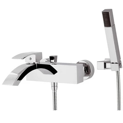 Monocomando vasca con accessori linea marte cromo