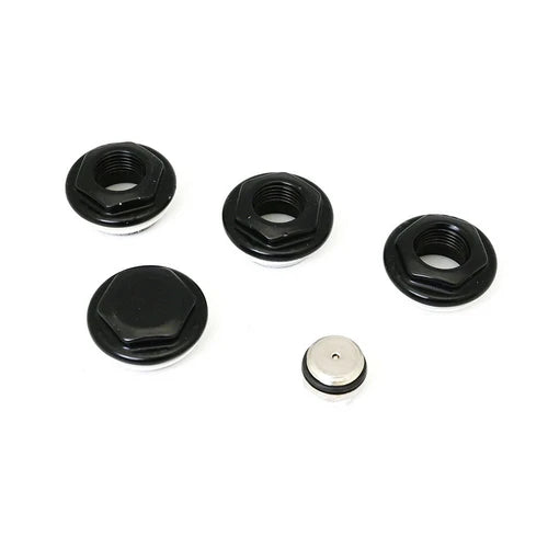 Kit 2 riduzioni dx sx per radiatori tubolari ardesia 1x3/8 nero