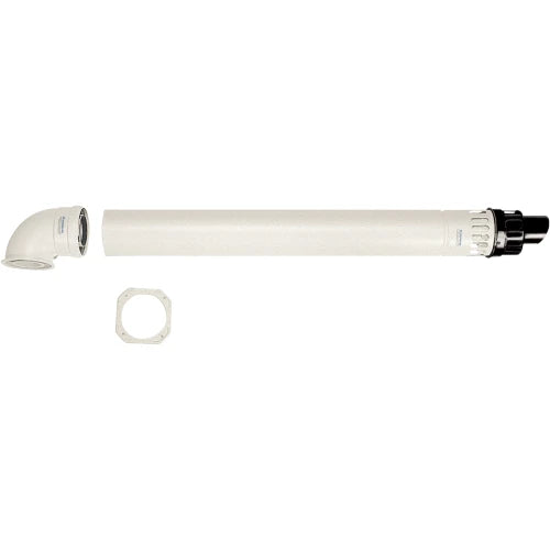 Kit orizzontale excentrico short serie verde per caldaie condensazione diam. 60/100
