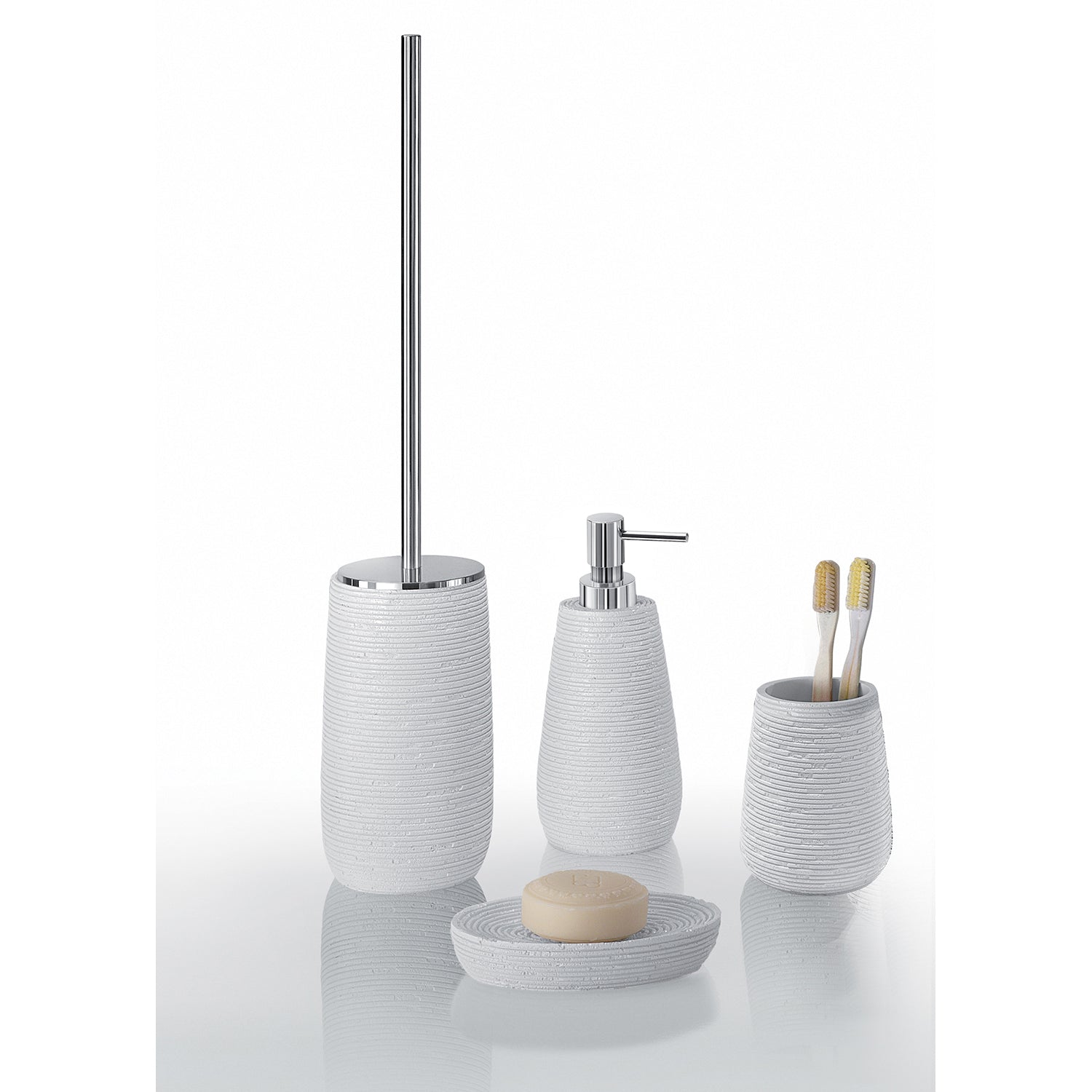Scopino da appoggio in resina Gedy serie Gemini - Bianco by CeramicStore | Lo specialista del tuo bagno