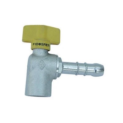 Rubinetto a sfera gas squadra f 1/2 x 14 metano dn 10