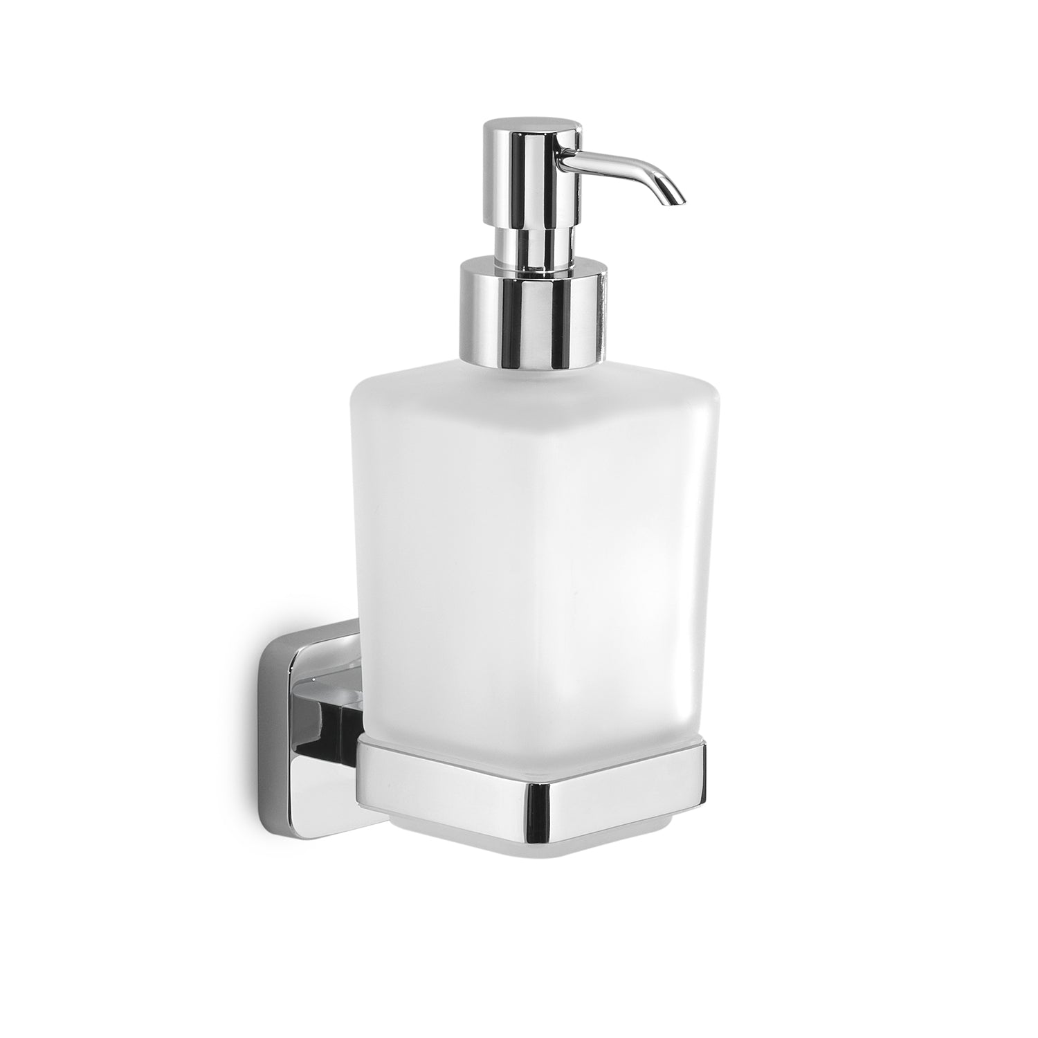 Dosasapone Gedy modello Tonga 6.3x11.7xH17.3 cm - Cromato by CeramicStore | Lo specialista del tuo bagno