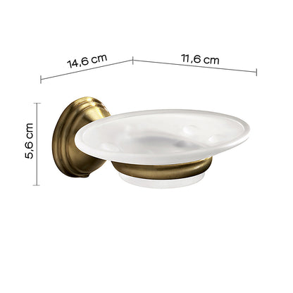 Portasapone a parete di Gedy serie Romance - Bronzo by CeramicStore | Lo specialista del tuo bagno