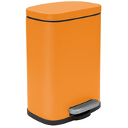 Pattumiera a pedale modello Akira capienza 5 litri colore Arancio opaco by CeramicStore | Lo specialista del tuo bagno