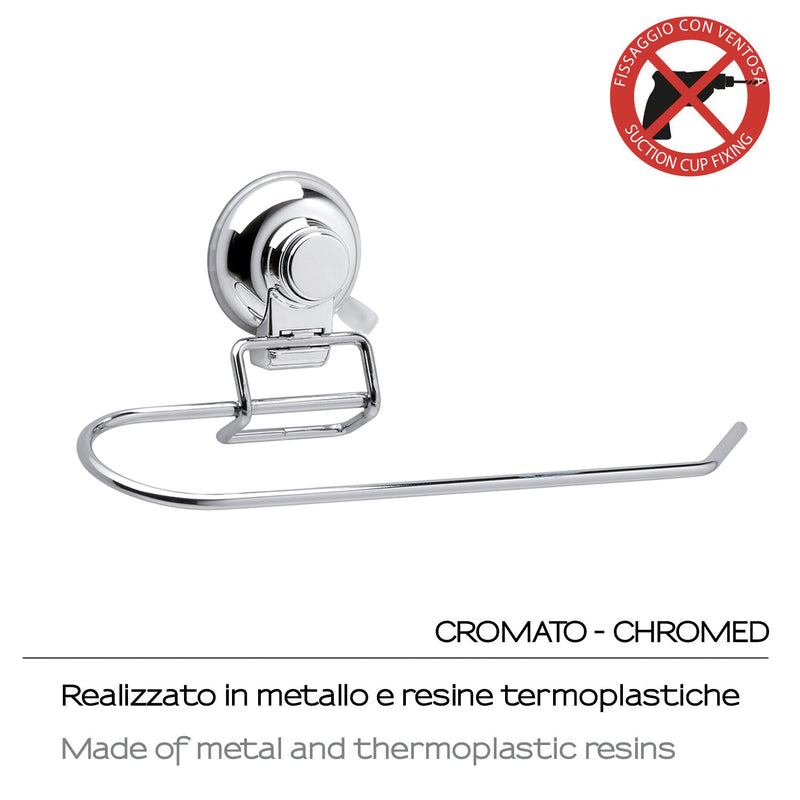 Porta asciugamani 30 cm di Gedy serie Hot - Cromato by CeramicStore | Lo specialista del tuo bagno
