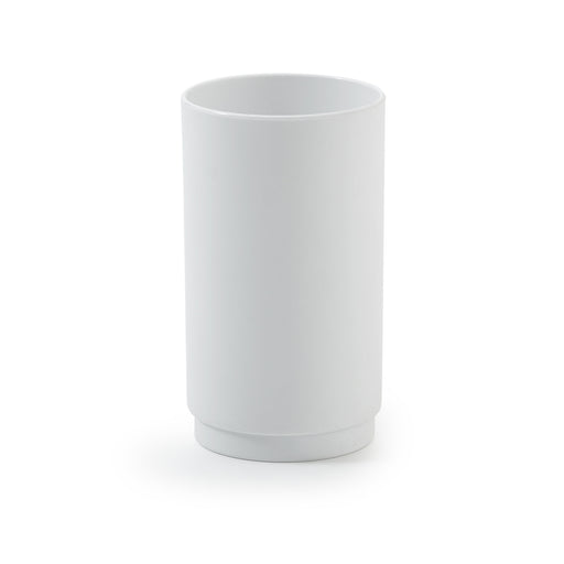 Portaspazzolini in resina Gedy serie Sharon - Bianco Matt