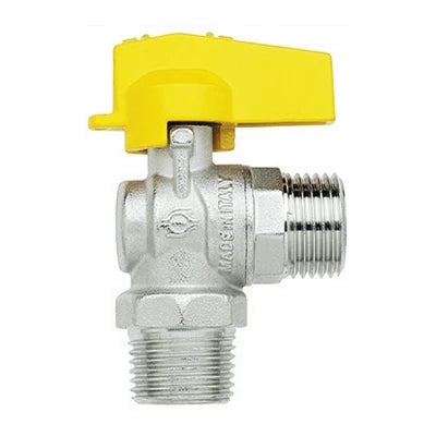 Rubinetto a sfera squadra maschio iso 7 - maschio iso 228 1/2 x1/2 dn 10