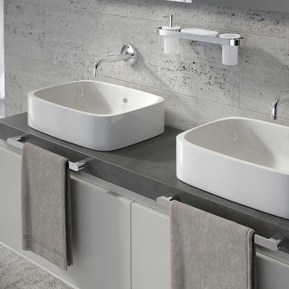 Portasalviette attrezzabile a parete Gedy serie Azzorre - Cromato by CeramicStore | Lo specialista del tuo bagno