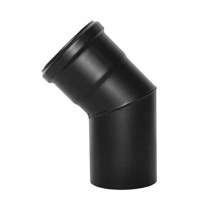 Curva a 45 pellet smaltato diam. 80