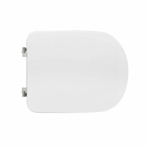 Sedile wc per dolomite vaso gemma due forma 7 bianco cerniere c espansion