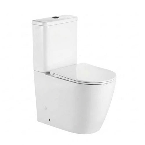 Vaso monoblocco filo muro rimless comfort magnolia -