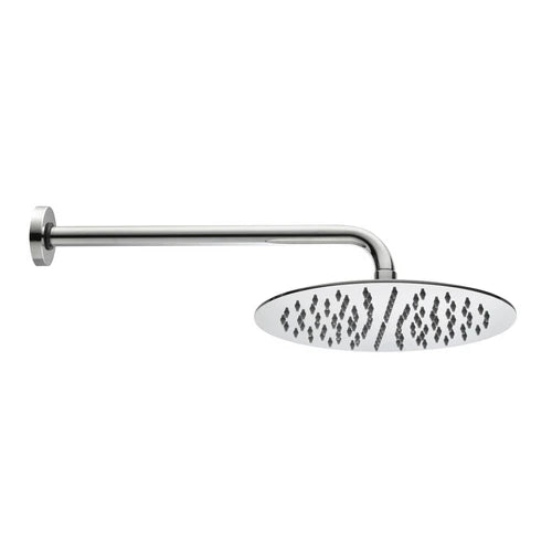 Braccio doccia tetis con soffione tondo cromo diam. 30 cm