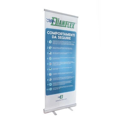 Roll-up info covid-19 cm 90x180