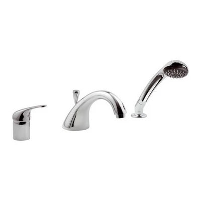Batteria bordo vasca 3 fori linea epic cromo