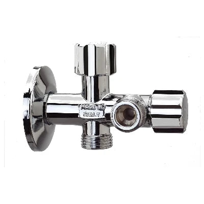 Rubinetto dual n s 1/2 con rosone 1/2 x 1/2 x 1/2