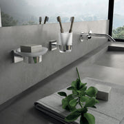 Portasapone a muro Gedy serie Fuji - Cromato by CeramicStore | Lo specialista del tuo bagno