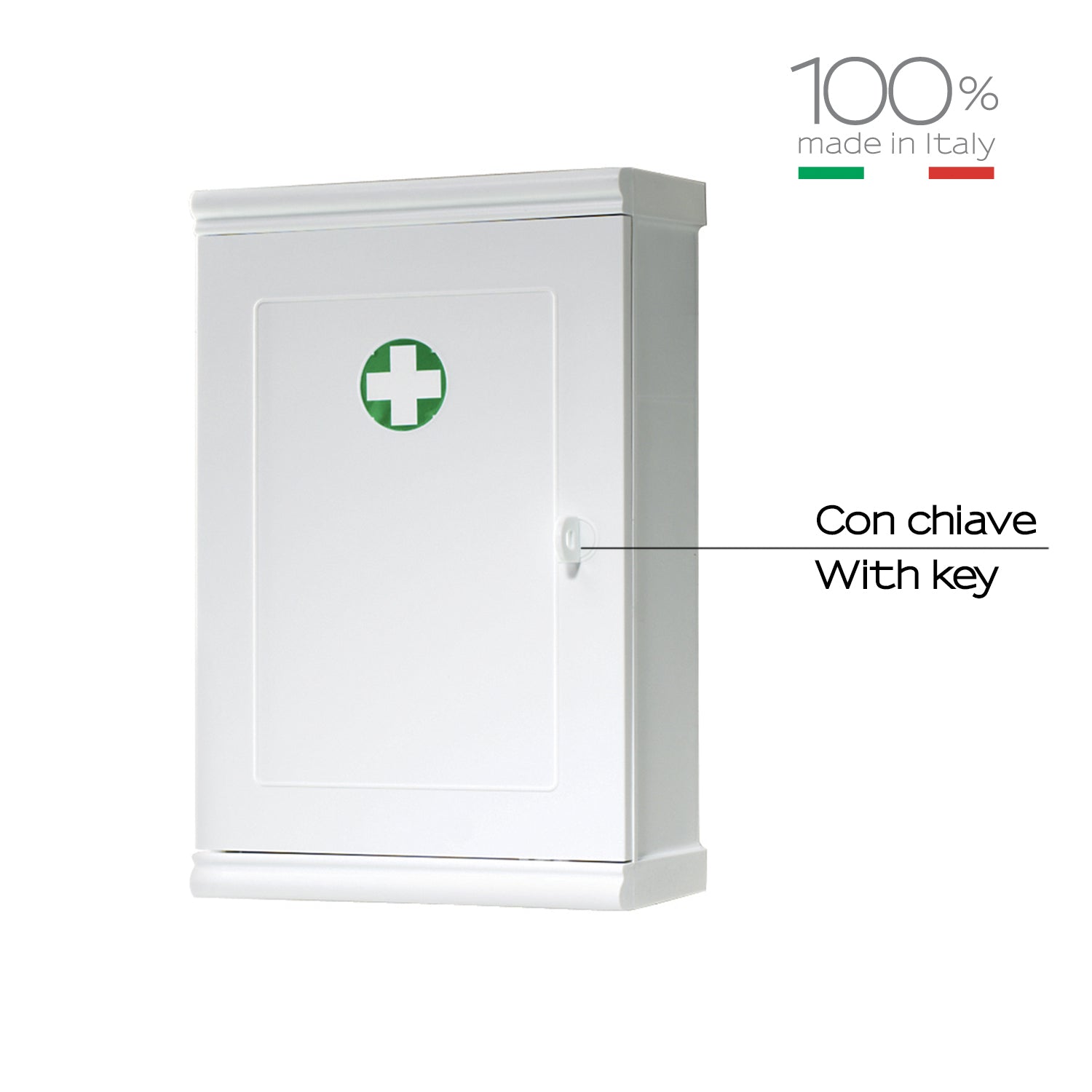 Gedy Armadietto Farmacia Jolly 25x39 - Chiave E Ripiano by CeramicStore | Lo specialista del tuo bagno
