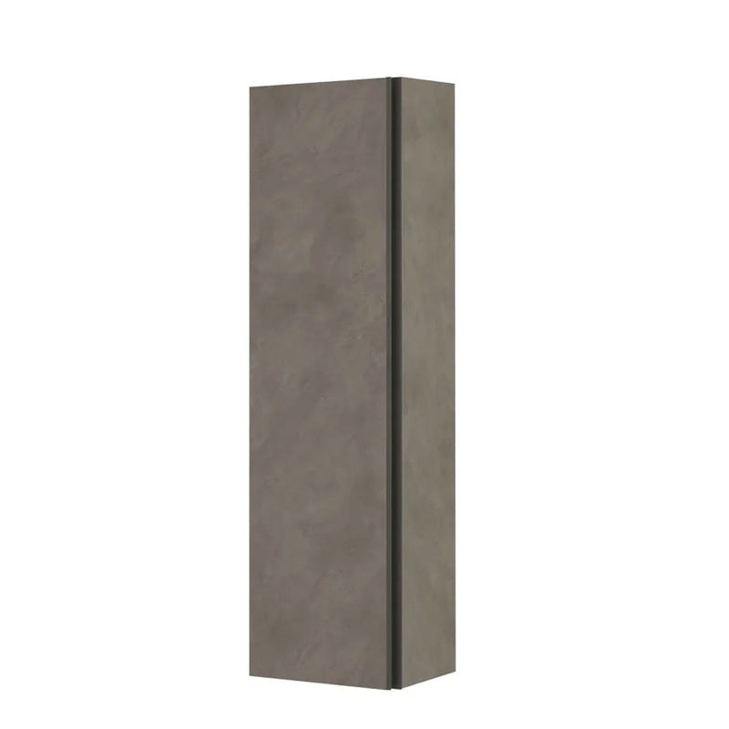 Pensile Portaoggetti 135 Cm Un'Anta Reversibile "Oxid" Beton