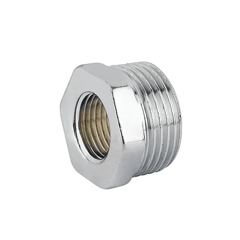 Riduzione esagonale mf ottone cromo 3/8 x 1/4