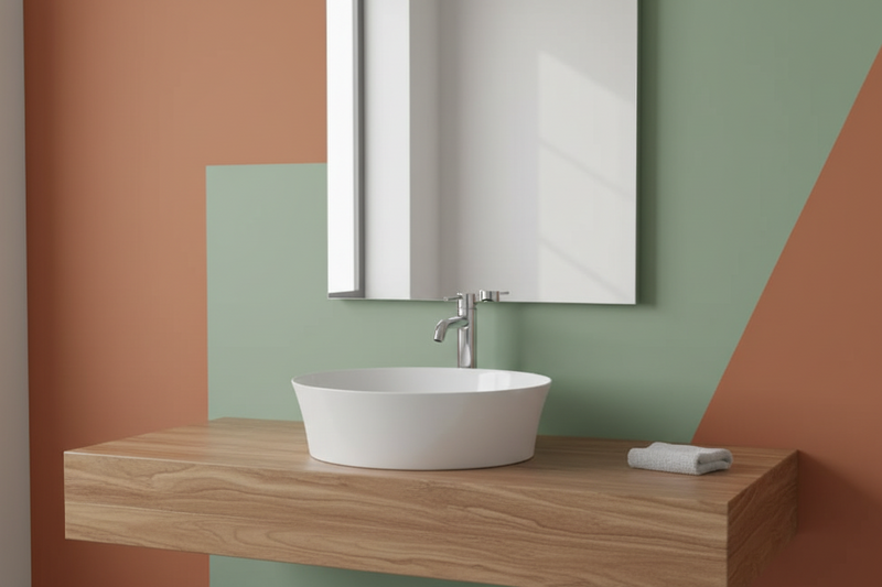 Lavabo da appoggio tondo 40 cm Ideal Standard Ipalyss E139801