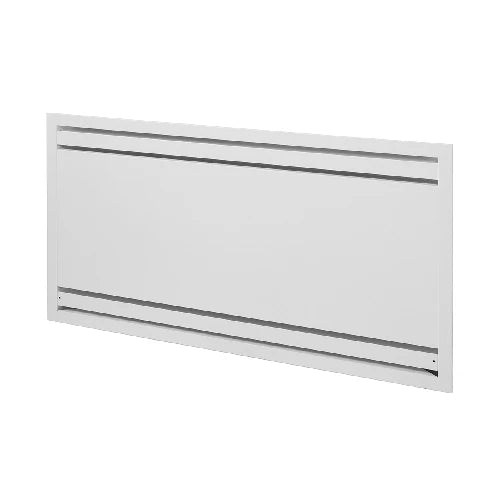 Pannello in lamiera bianco per wind incasso verticale per mod. 82-92