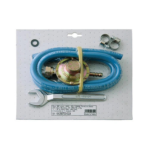 Kit regolatore gas tf ch 25 chiave e tubo -