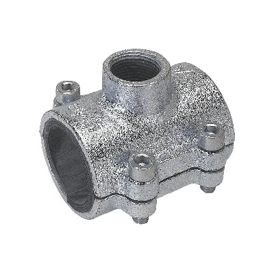 Staffa di derivazione tipo anb con filettatura femmina 2 x 1