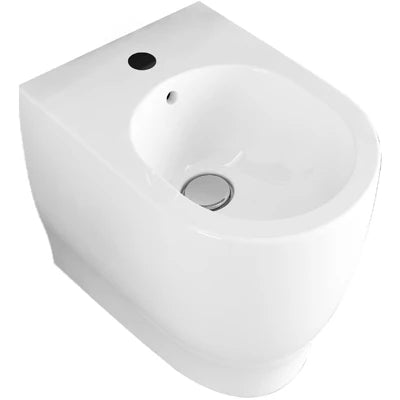 Bidet moon filo muro erogazione rubinetto