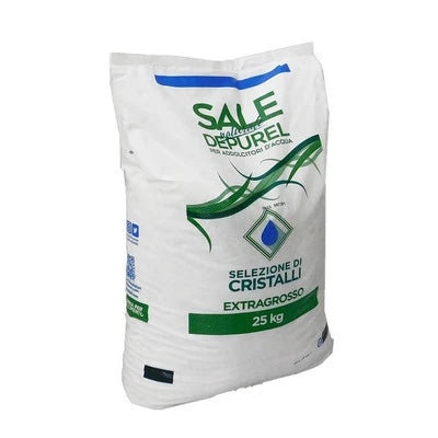 Sale addolcitori depurel in cristalli 25 kg