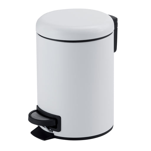 Portarifiuti 5 lt in Acciaio Inox modello Potty di Gedy - Bianco Matt by CeramicStore | Lo specialista del tuo bagno