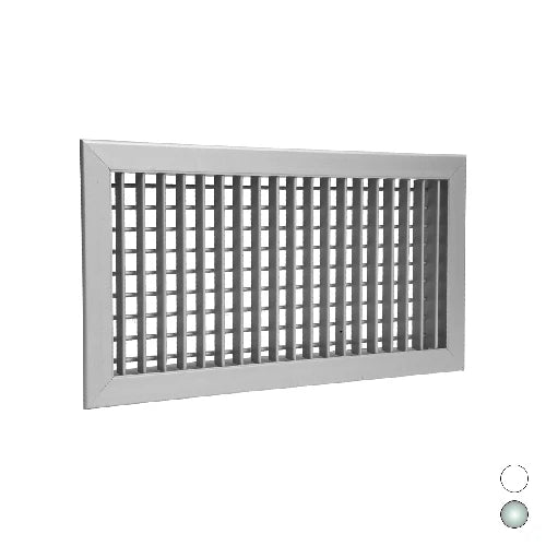 Bocchetta di mandata ad alette orientabili all. anodizzato mm 200 x 150
