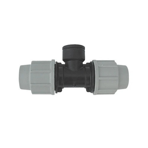 Tee a 90 femmina plasson per tubo polietilene 1 1/4 x 40