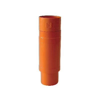 Giunto di riparazione 2 pezzi pvc arancio diam. 200